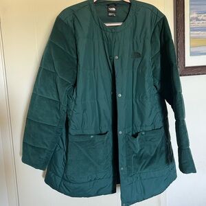 The North Face Green Quilted Jacket